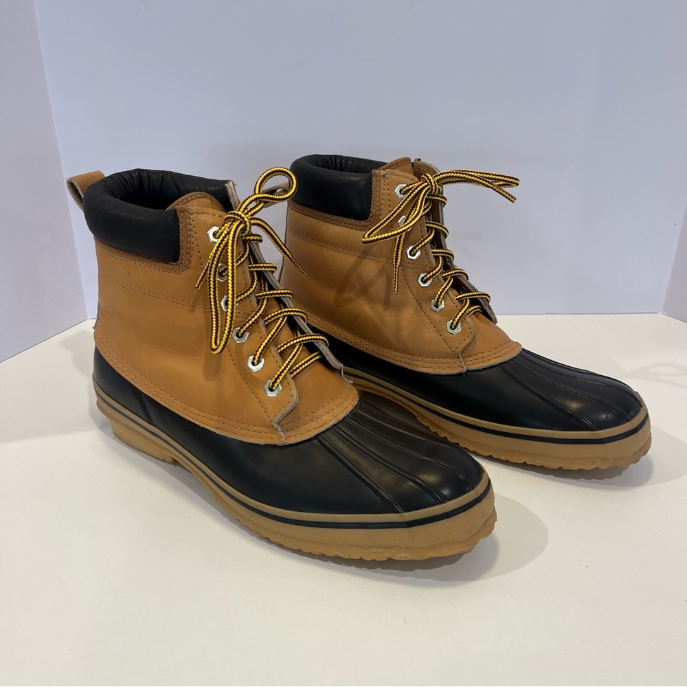 LAND ROVER Duck Boots Rubber Base Leather Upper | Mens 12